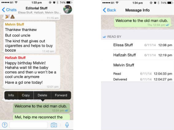 read message tricks in whatsapp