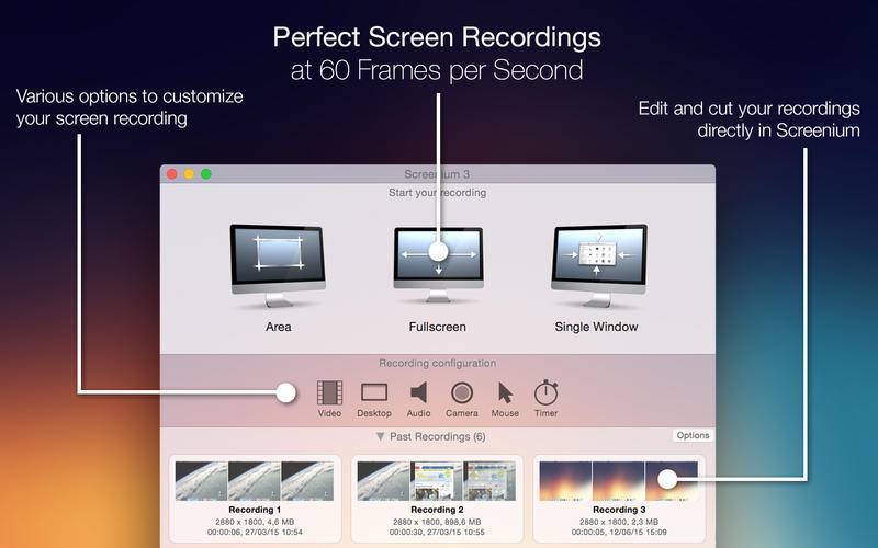 feature Screenium 3 7 Best Screen Recorders for Capturing Mac OS X