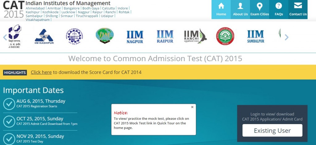 How to find complete details about CAT_GMAT exams 2015