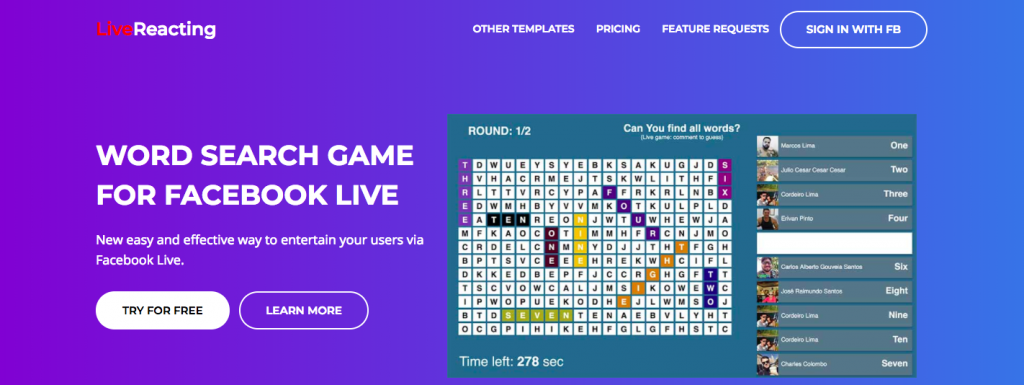 Live Reacting Review