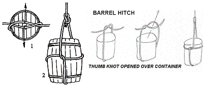 barrel hitch knot