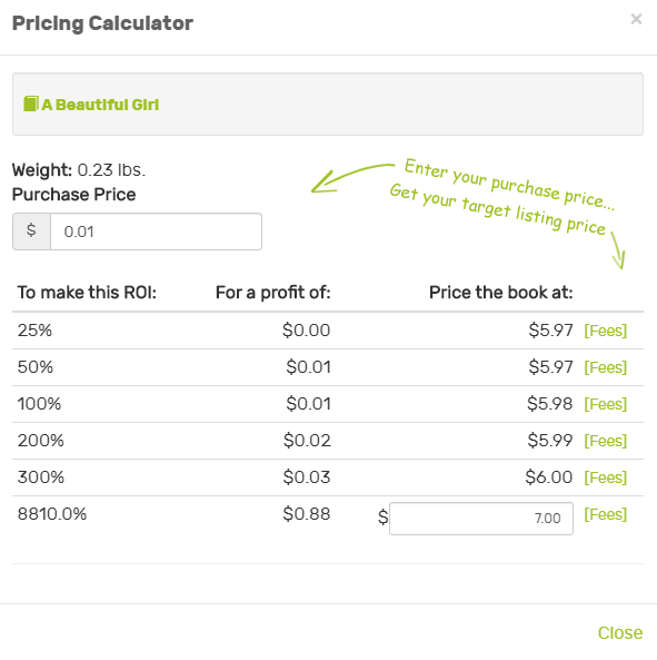 eFLIP Arbitrage Pricing Calculator