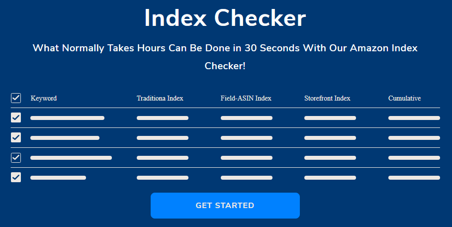 Index Checker od Helium 10