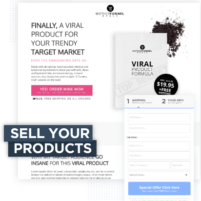 Sälj produkterna med hjälp av ClickFunnels