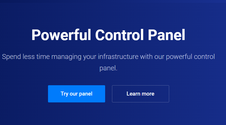 Control Panel - Vultr