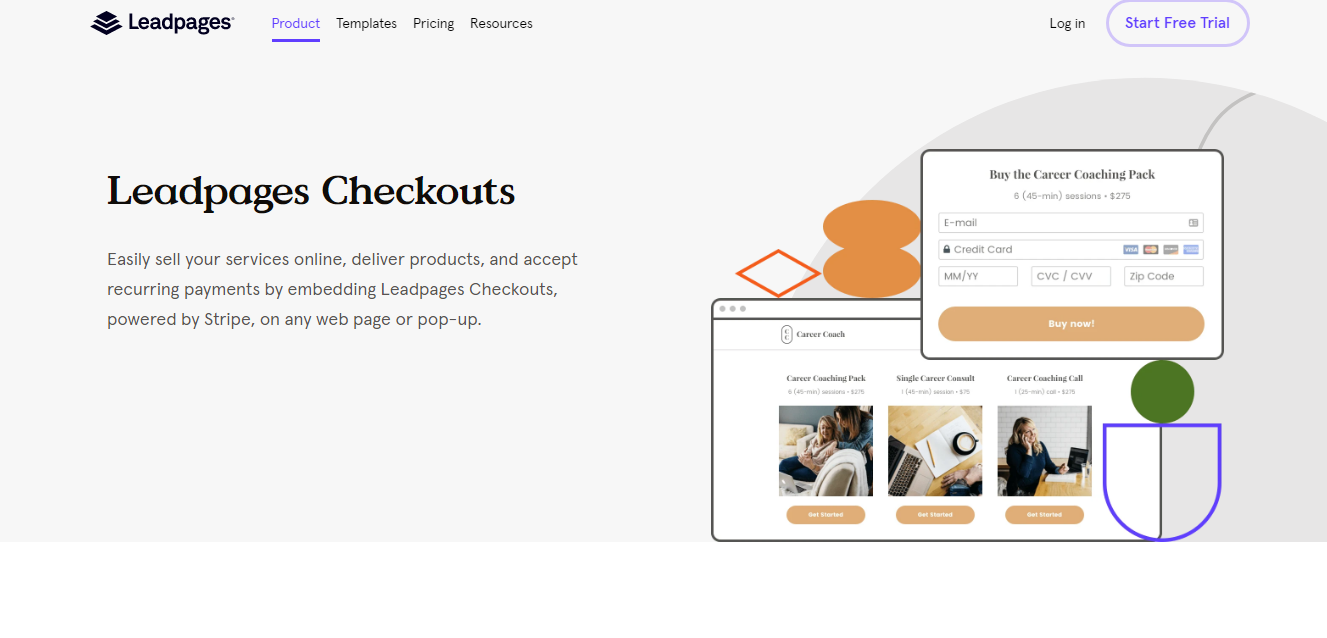 Leadpages Checkouts