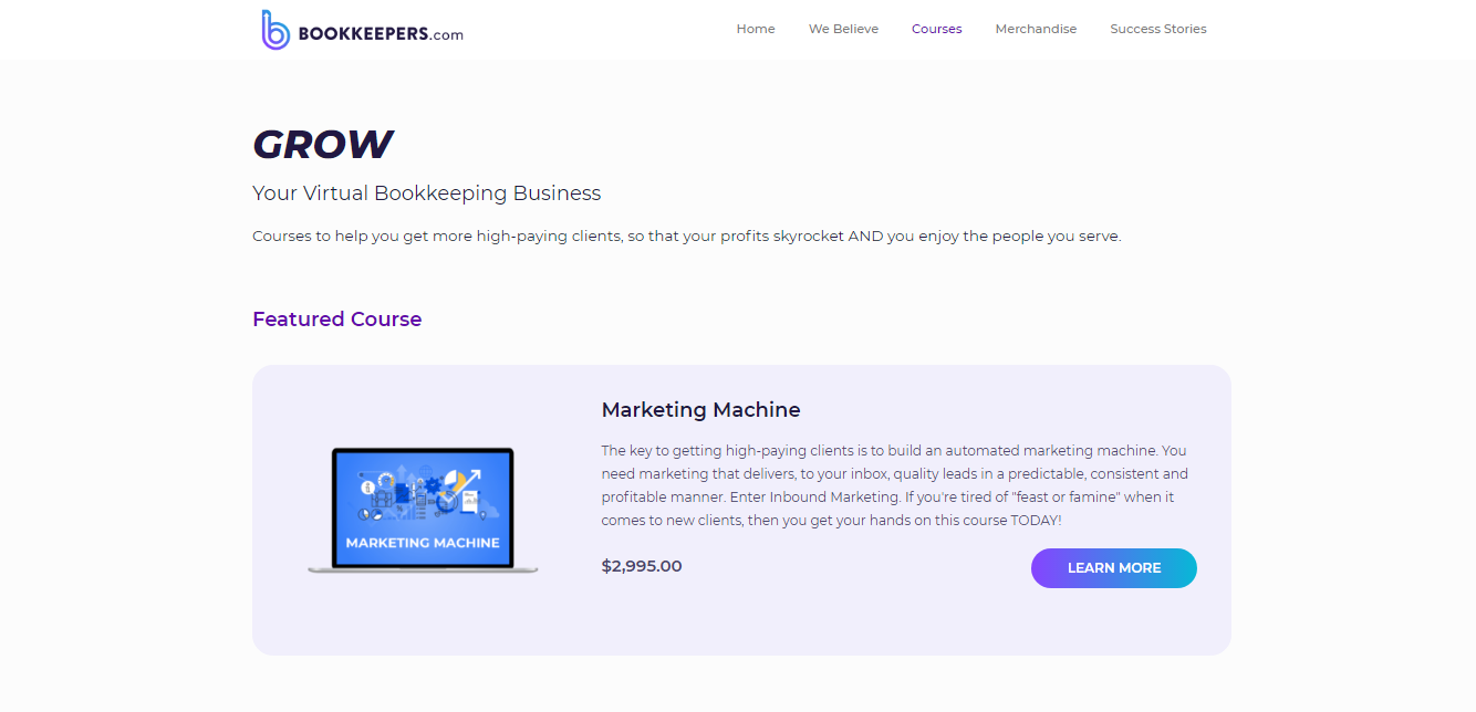 Grow Your bookkeeping Business - Bookkeeper Launch