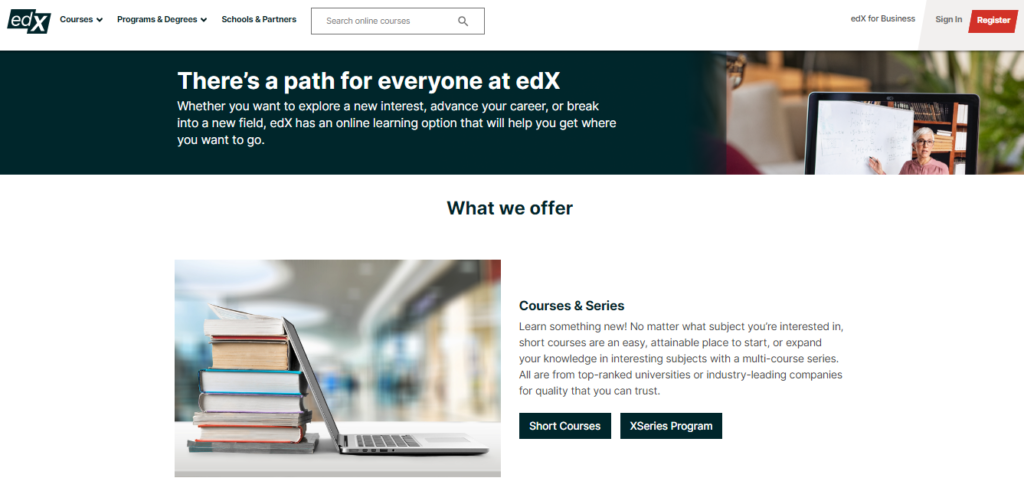 What EdX offers