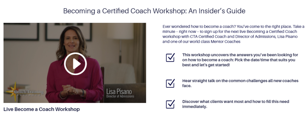 Become a Coach Workshop