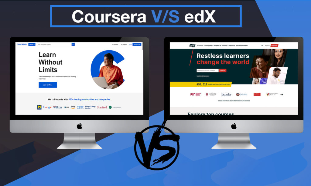 edX εναντίον Coursera
