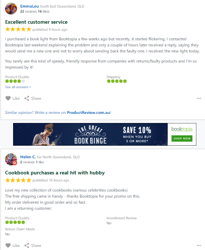 Customer Reviews - Booktopia