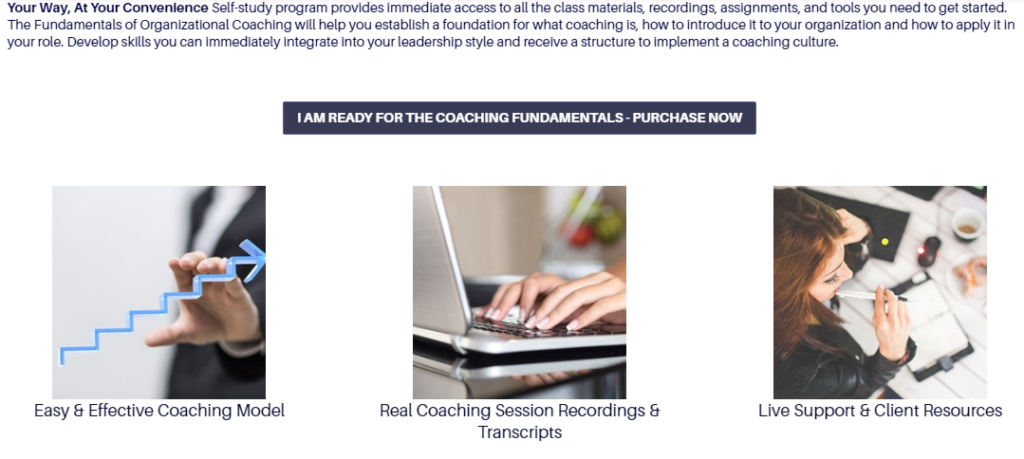 Fundamentals of coaching