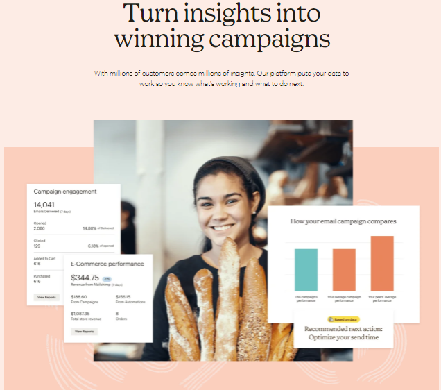 MailChimp Insights a Analytics