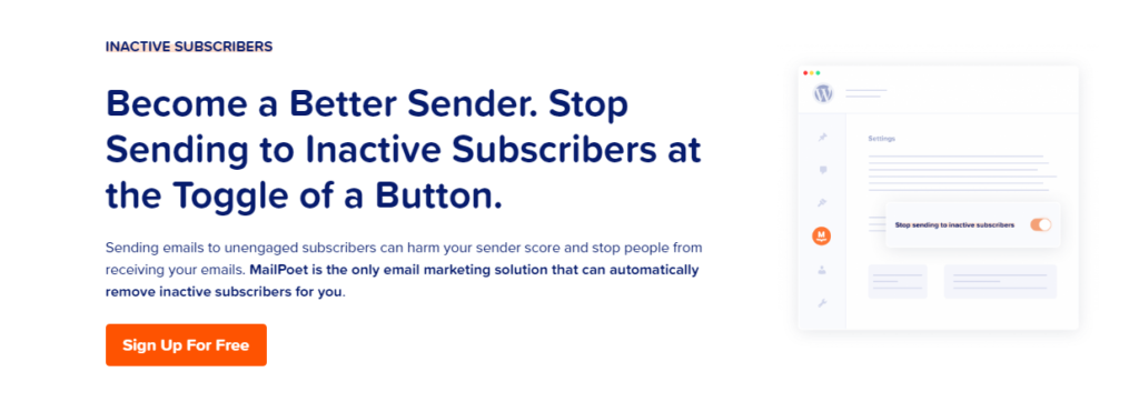 MailPoet - Inactive Subscribers