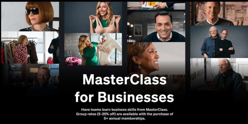 Masterclasses for Businesses