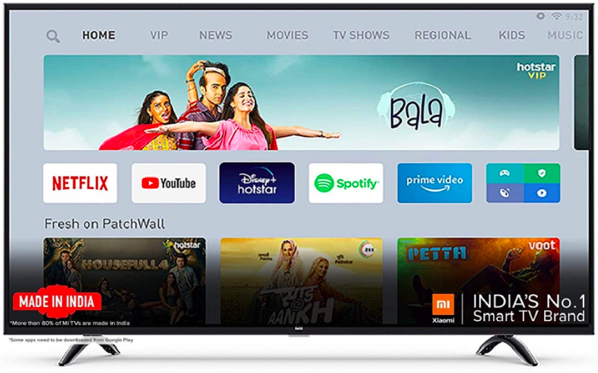 Mi 138.8 cm (55 Inches) 4K Ultra HD Android Smart LED TV