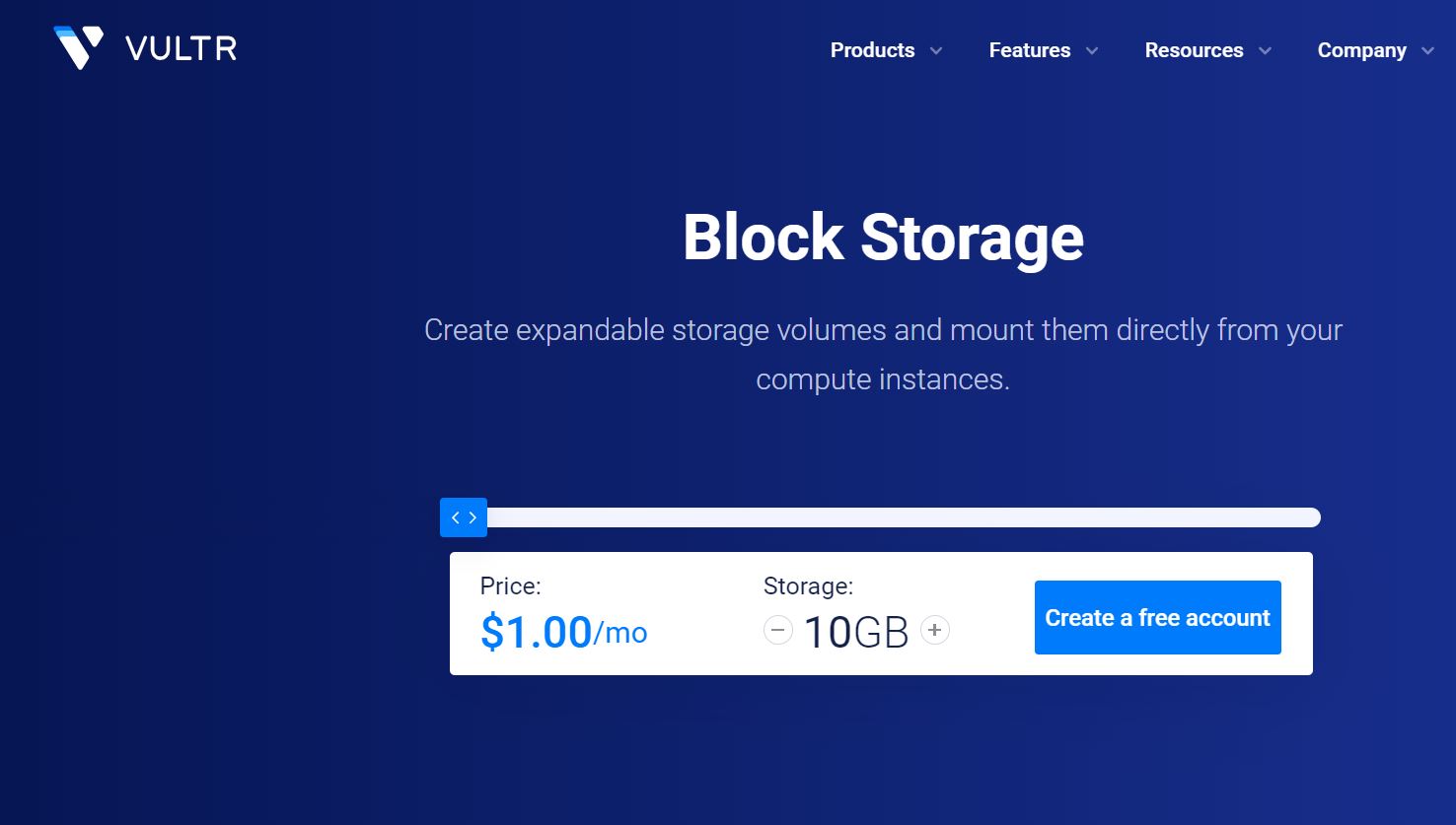 Vultr Block Storage