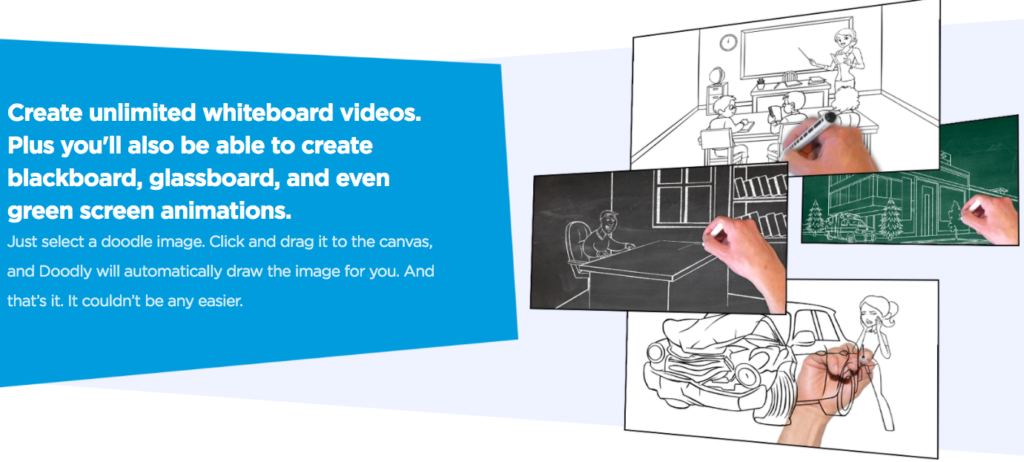 Doodly Create unlimited whiteboard videos