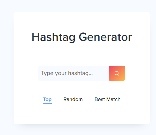Kicksta Hashtag Generator
