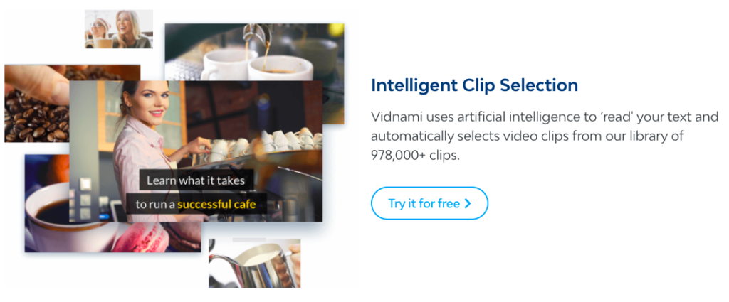 Vidnami Clip Selection