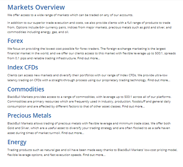 What you can trade - BlackBull Markets
