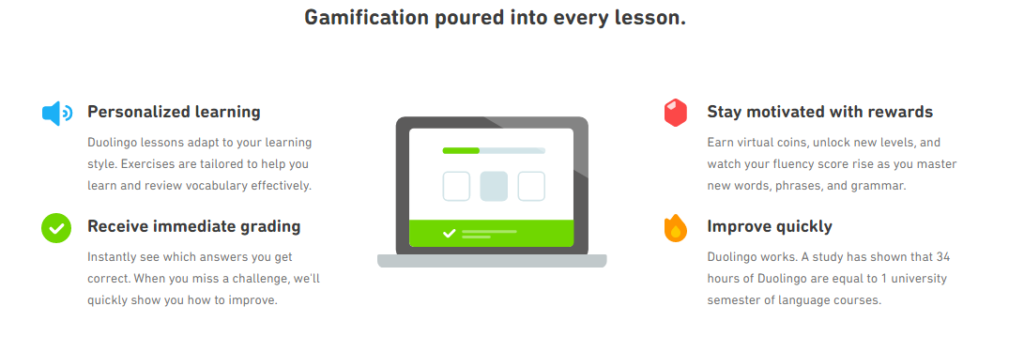 Duolingo õppimise metoodika