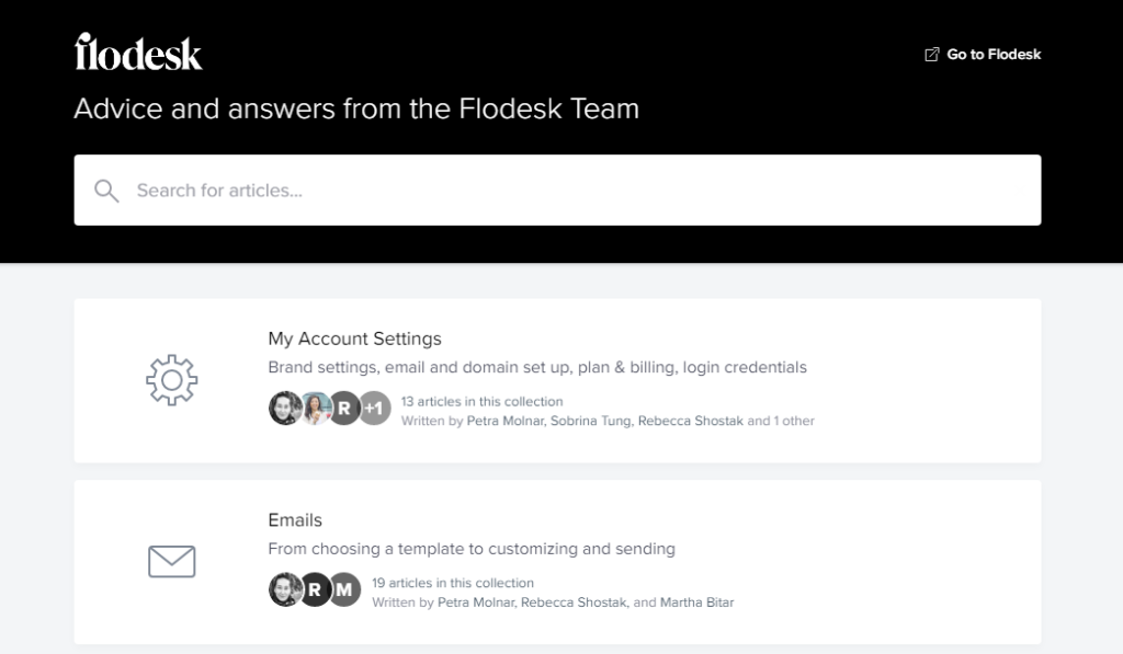 Flodesk Help Center