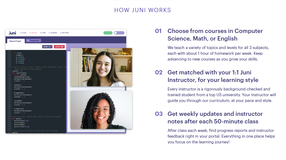 How Juni Learning Works