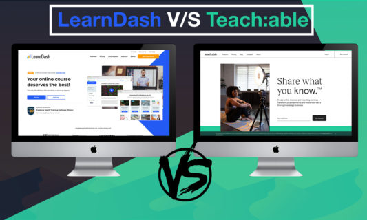 LearnDash супраць Teachable