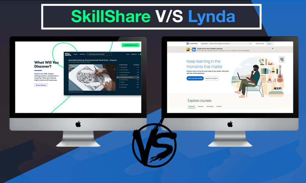 SkillShare vs Lynda AKA LinkedIn Learning