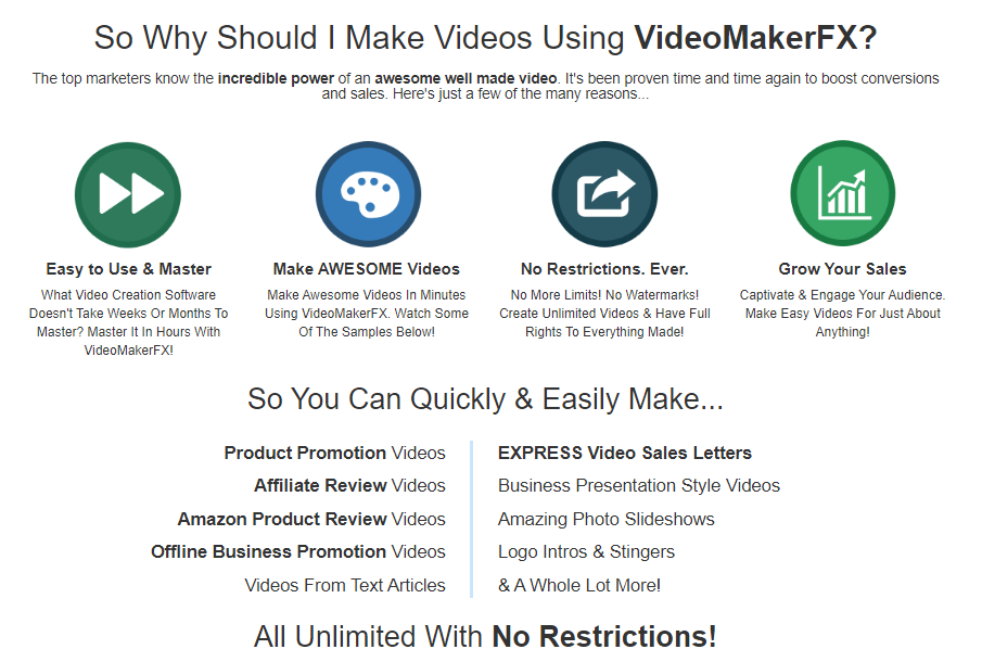 Why to make videos at VideoMakerFX