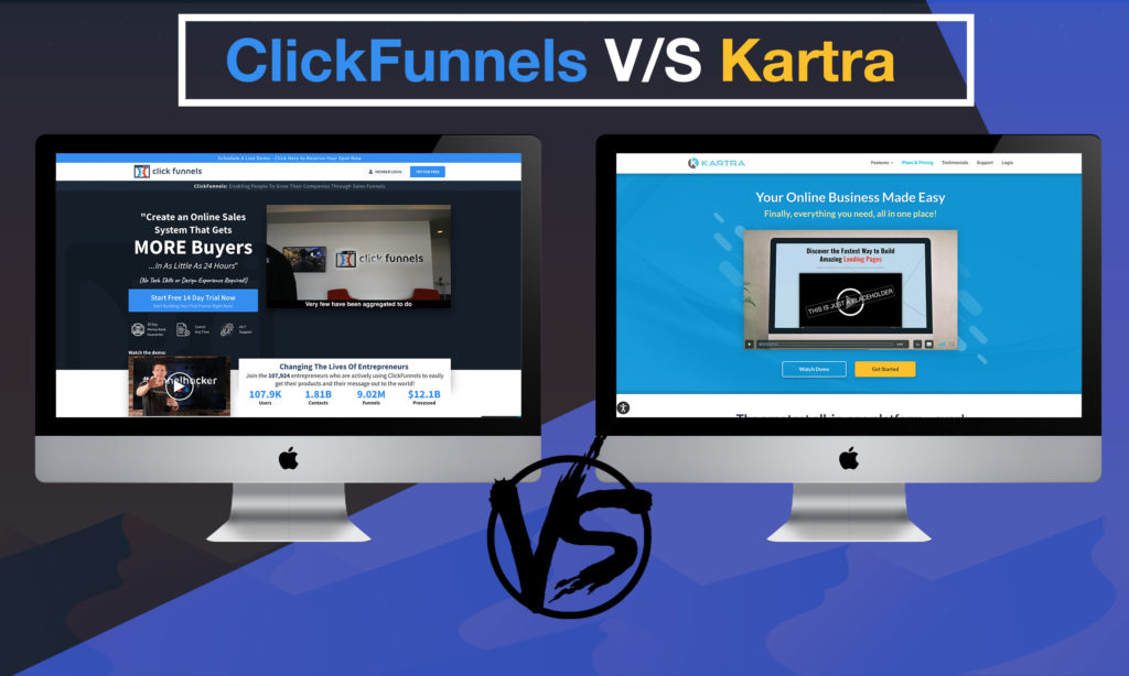 ClickFunnels срещу Kartra