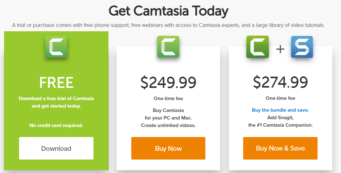 Camtasia Coupon Code Plans with Discount