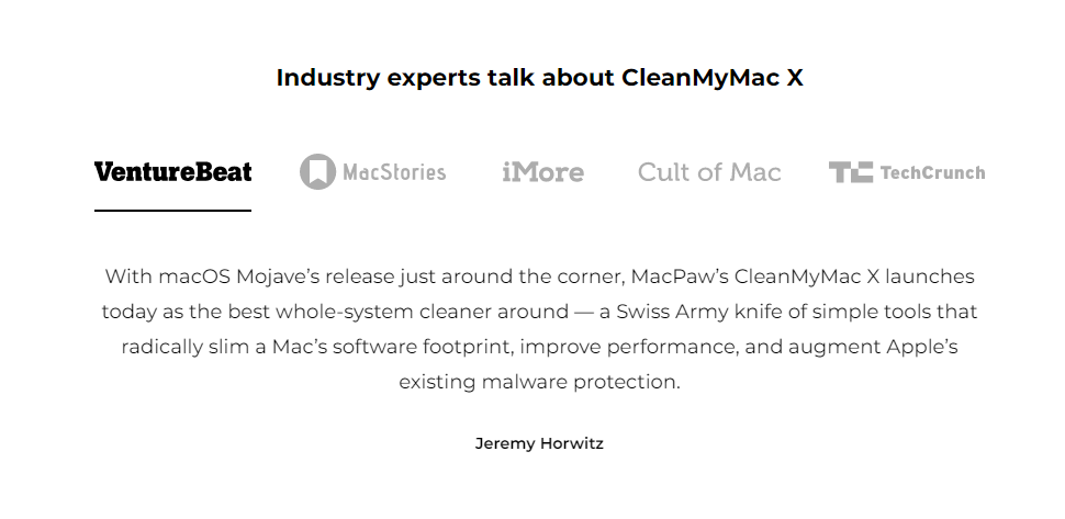CleanMyMac Customer review