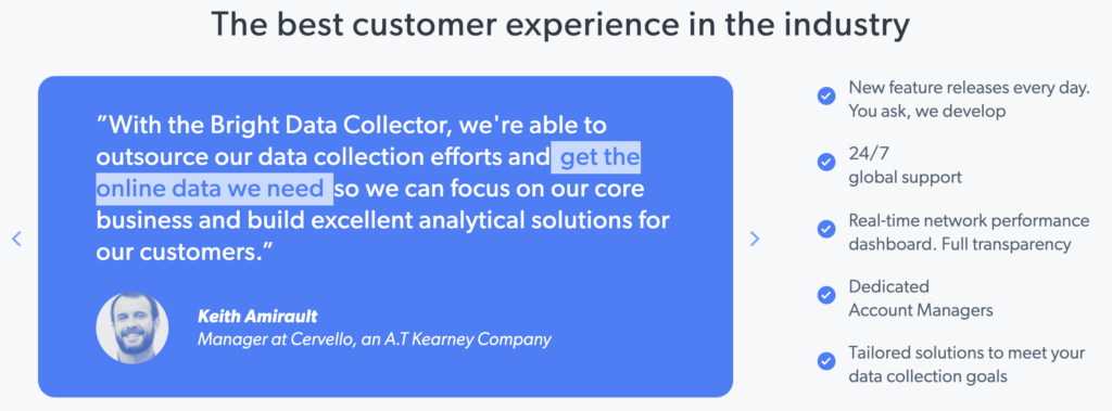 Bright Data Customer Experience