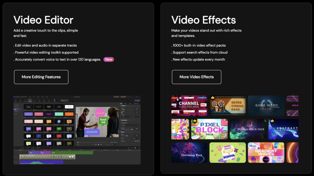 DemoCreator Video Editor & Effects