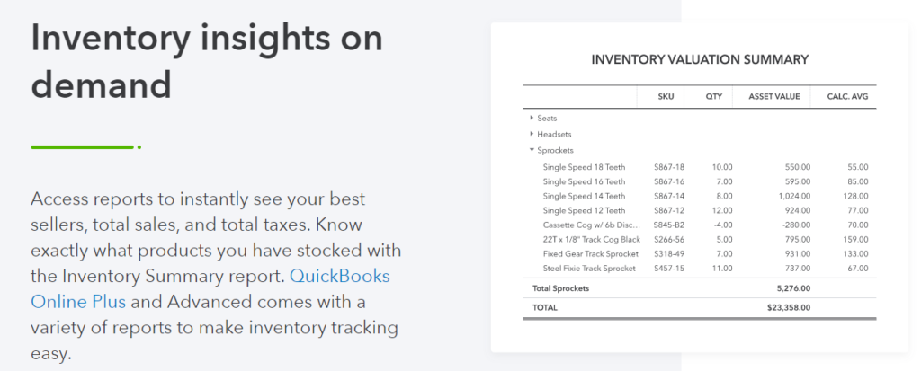 Manajemen Inventaris Quickbooks