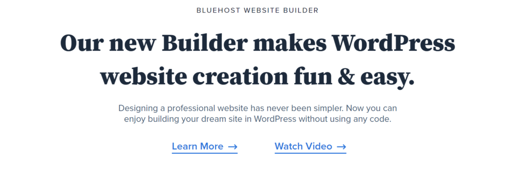 Konstruktor Bluehost