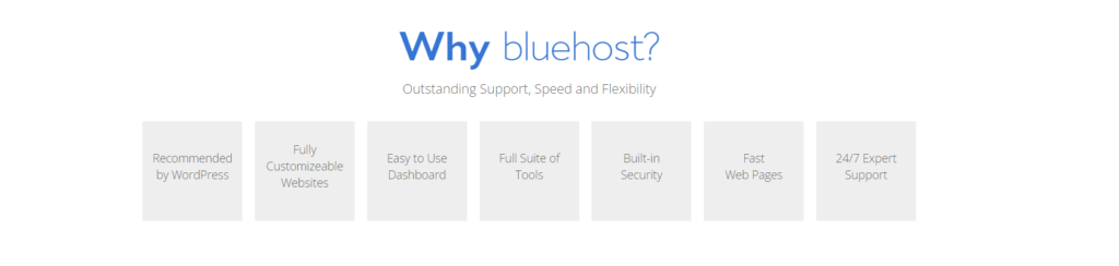 Bluehost Features