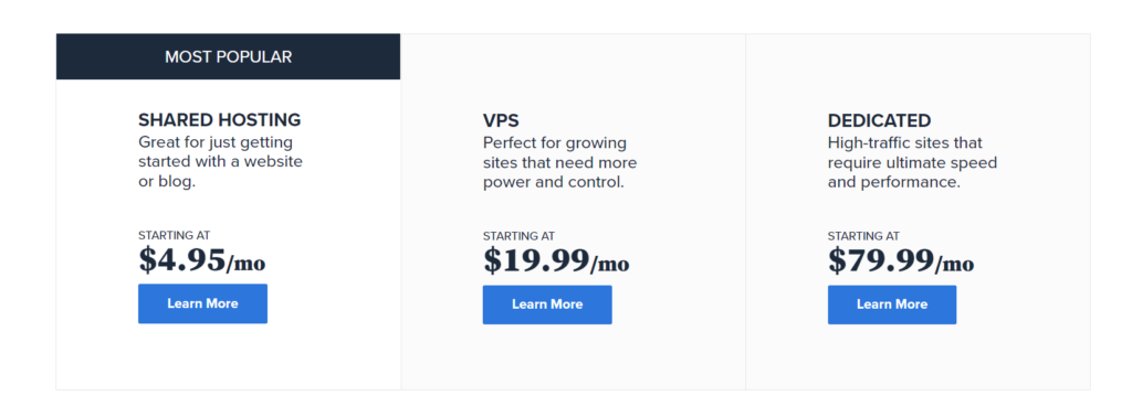 Bluehost Hosting Prices 