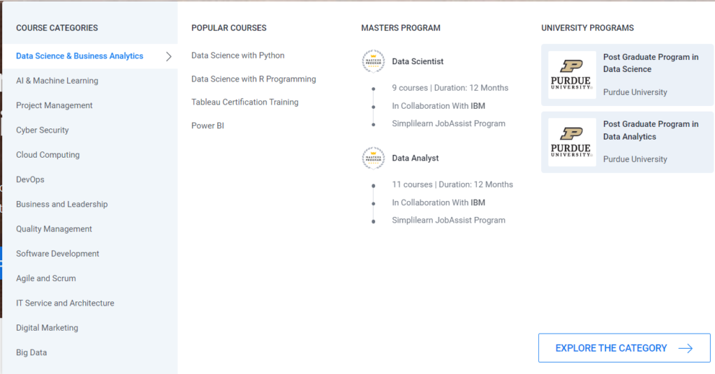 Simplilearn-Kurse