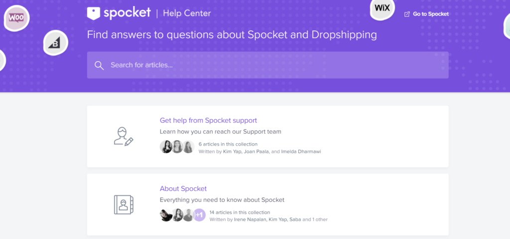 Spocket Help center