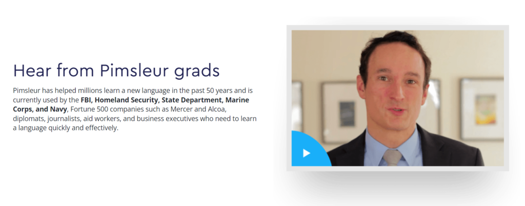 Hear from grads of Pimsleur