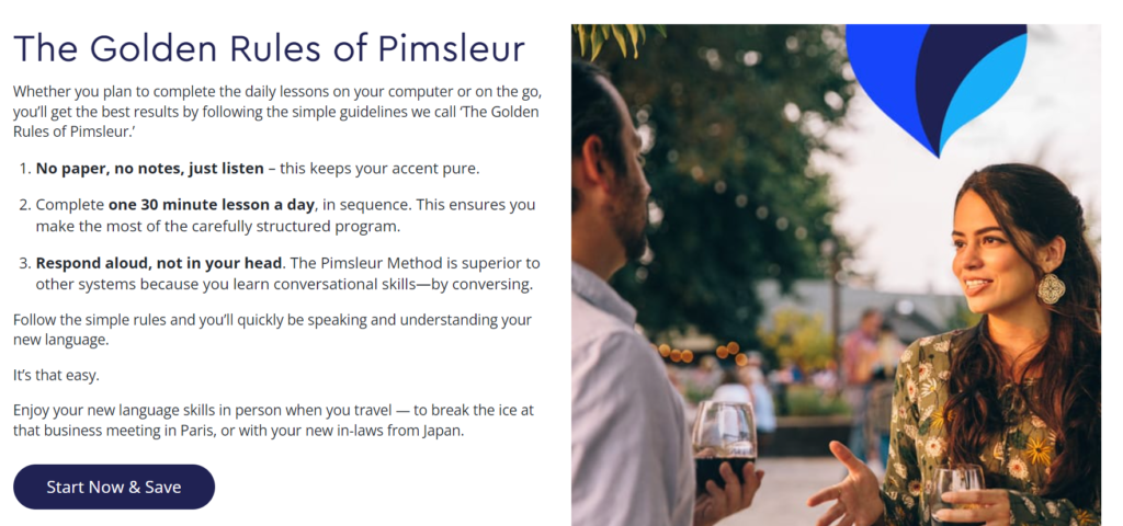 Key benefits of Pimsleur