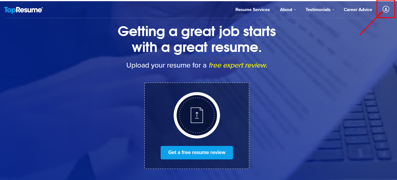 Top Resume Home Page