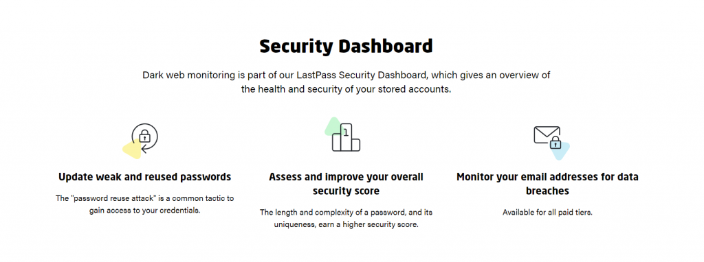 LastPass Security Dashboard