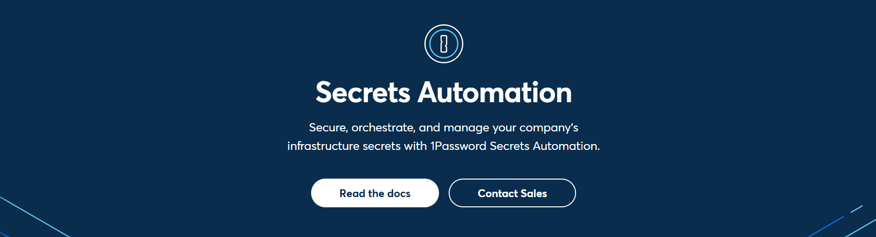 1Password Secrets Automation