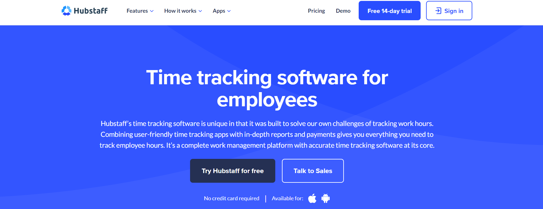 Hubstaff Time Tracking Software