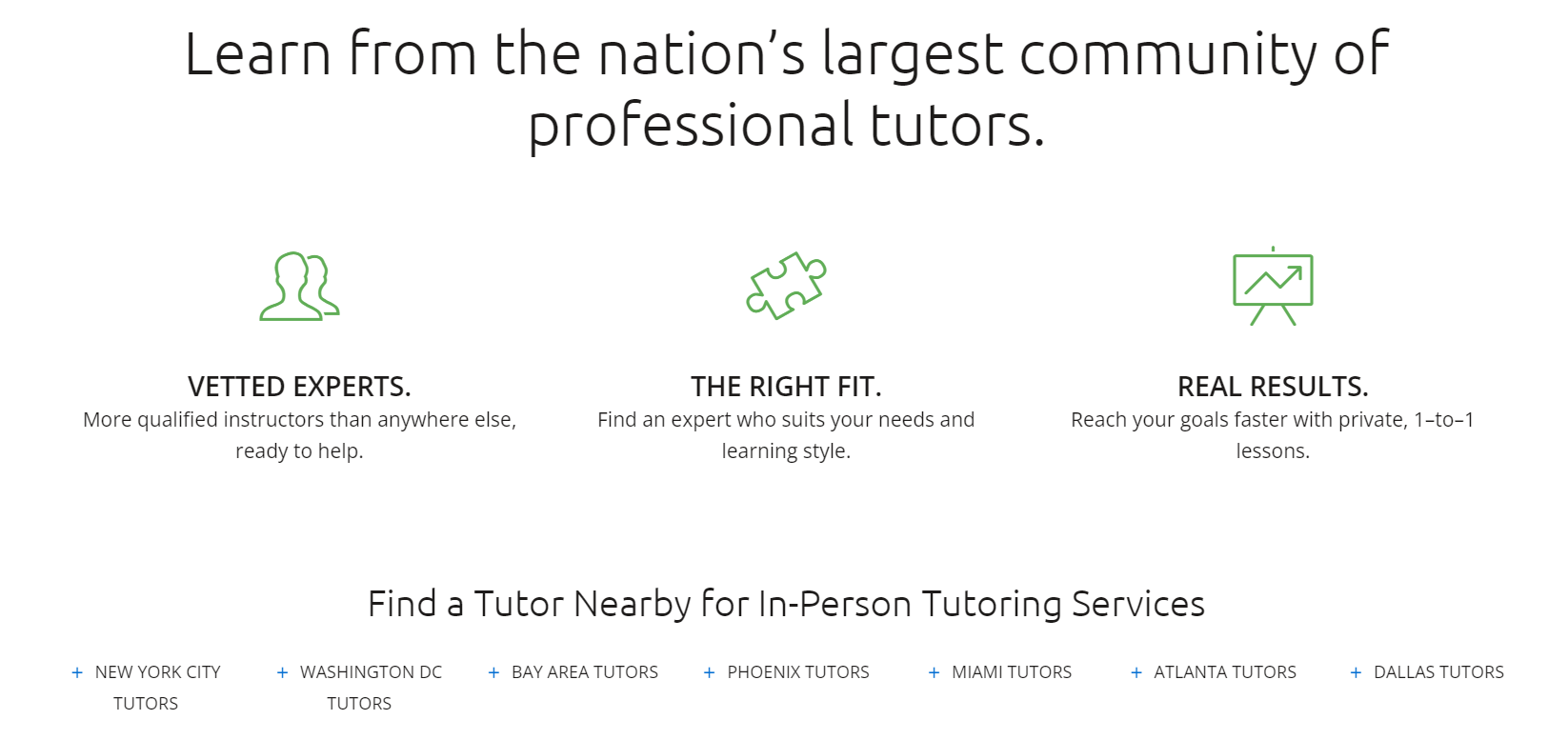 Registered as a Tutor