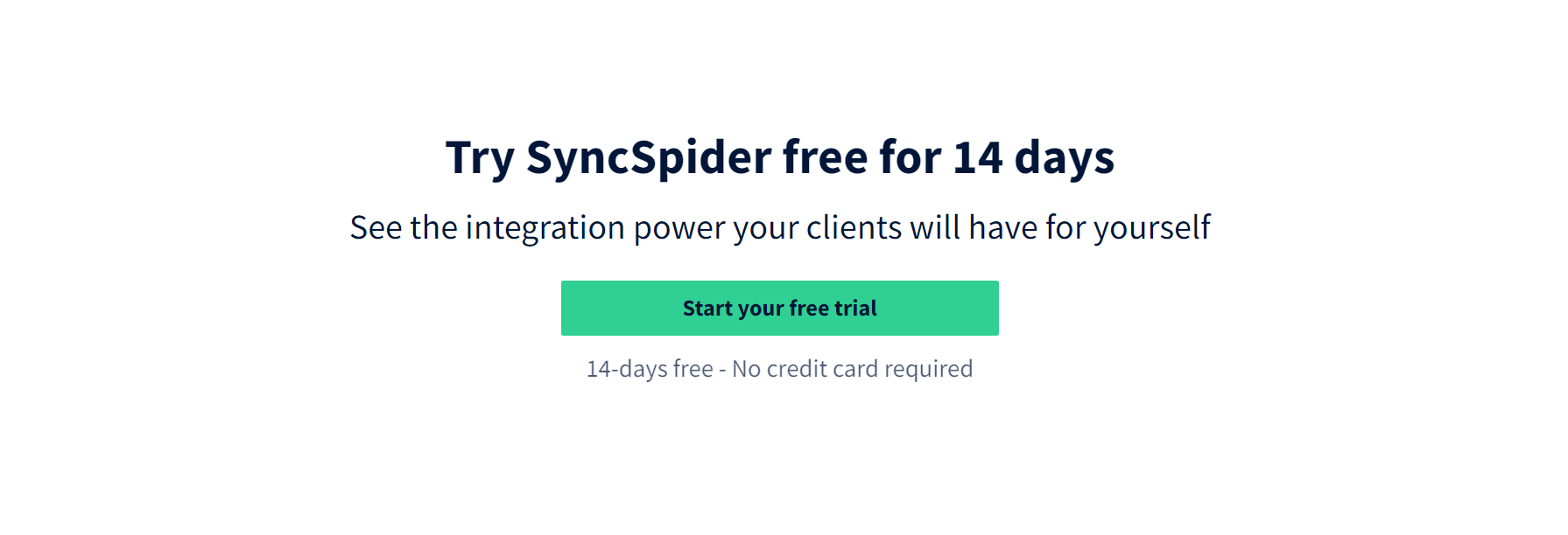 SyncSpider Free Trial